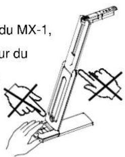 Elmo MX1 - PRECAUTIONS CONCERNANT LA MANIPULATION - 3