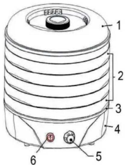 Klarstein Fruitower M 10031937 - PRODUCT DESCRIPTION - 1