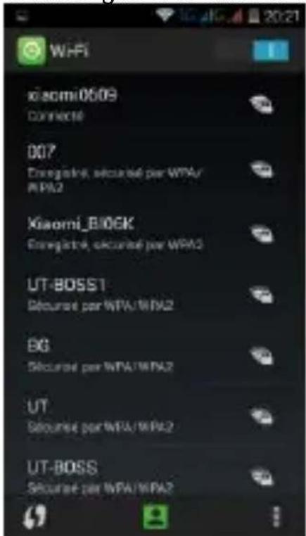 HAIER G31S - Connecion au réseau Wi-Fi - 1