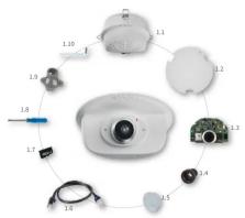 Mobotix MXP26AAU6D - Contenu de la livraison - 1