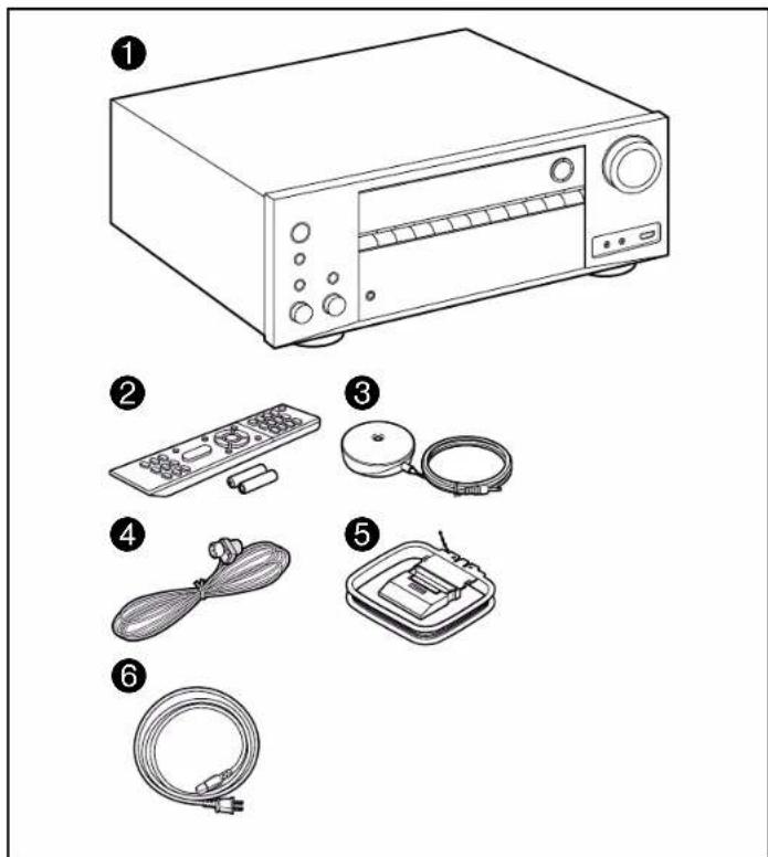 ONKYO TXRZ730 - Ce que contient la boîte - 1