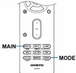 ONKYO TXRZ730 - Changer le mode de la télécommande (ZONE 3) - 4