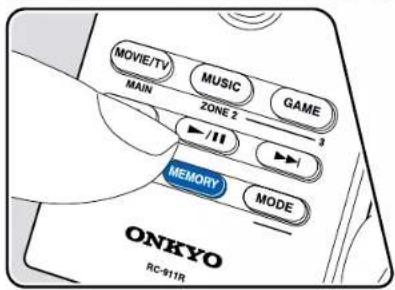 ONKYO TXRZ730 - Préregler une station de radio - 2