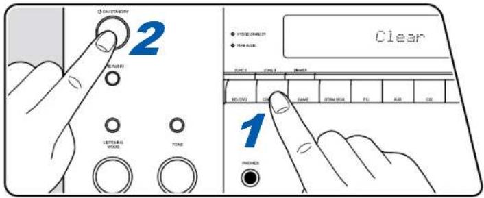 ONKYO TXRZ730 - Réinitialisation de l'appareil (ceci réinitialise les paramétres de cet apparéil sur leur valeur par défaut) - 1