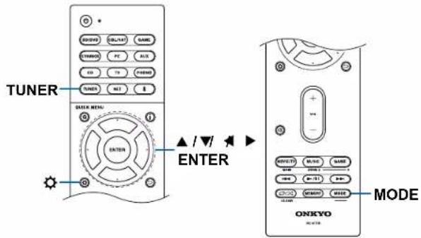 ONKYO TXRZ730 - Syntonisation automatique - 1