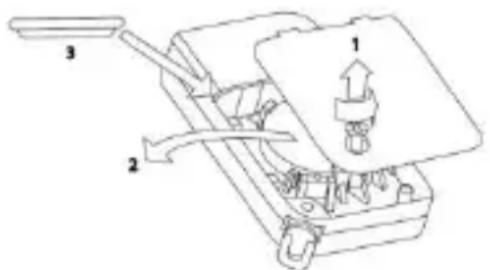 ABUS FU8150 - llægning af batteriet/batteriskift - 1