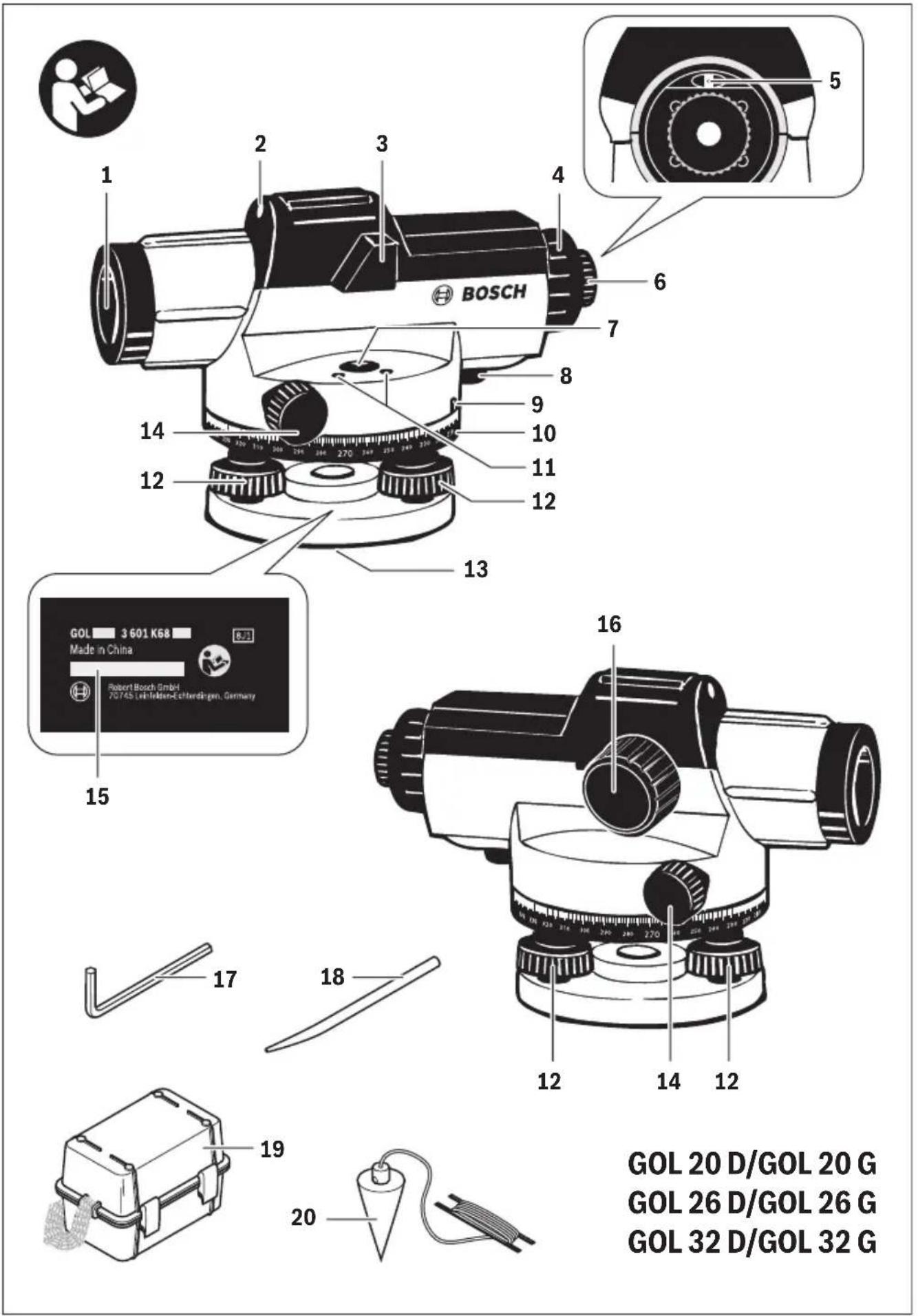 BOSCH GOL 32 D Professional - 2