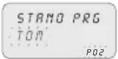 ABB D1 Plus 24 - Välja typ av program (exemplet gäller Standard P): - 3