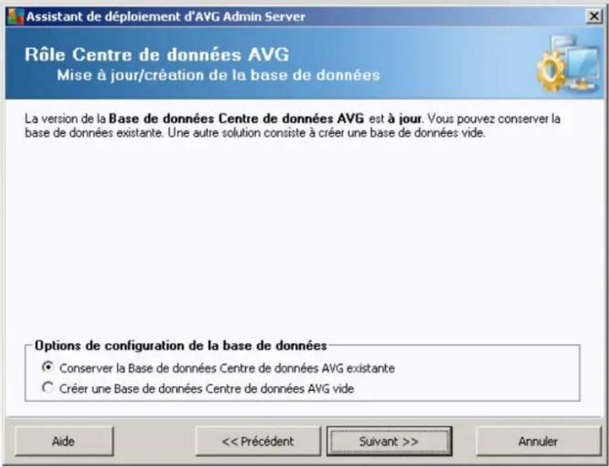 AVG Internet Security Business Edition 2014 - • Conserver la base du Centre de données existante - 1