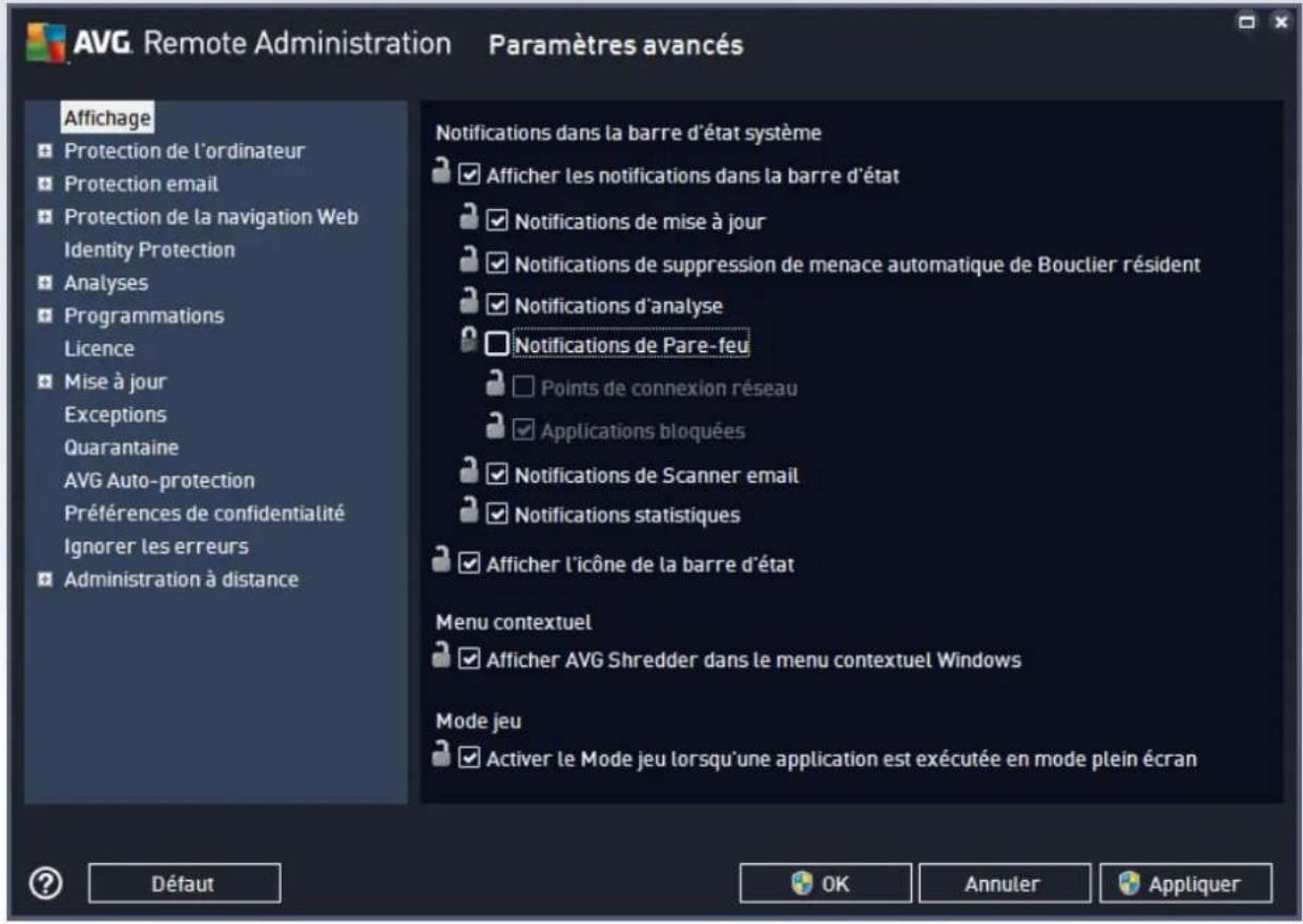 AVG Internet Security Business Edition 2014 - Paramètres partagés des stations/groupes - 1