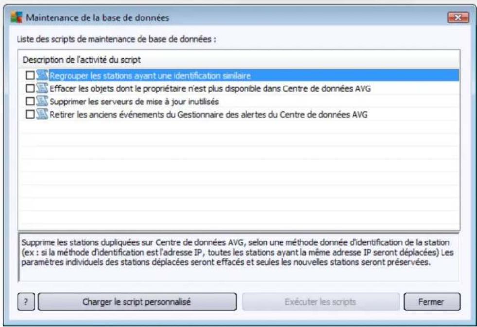AVG Internet Security Business Edition 2014 - Maintenance de la base de données du Centre de données - 1