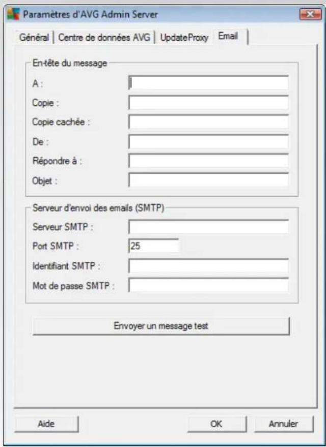AVG Internet Security Business Edition 2014 - Onglet Email - 1