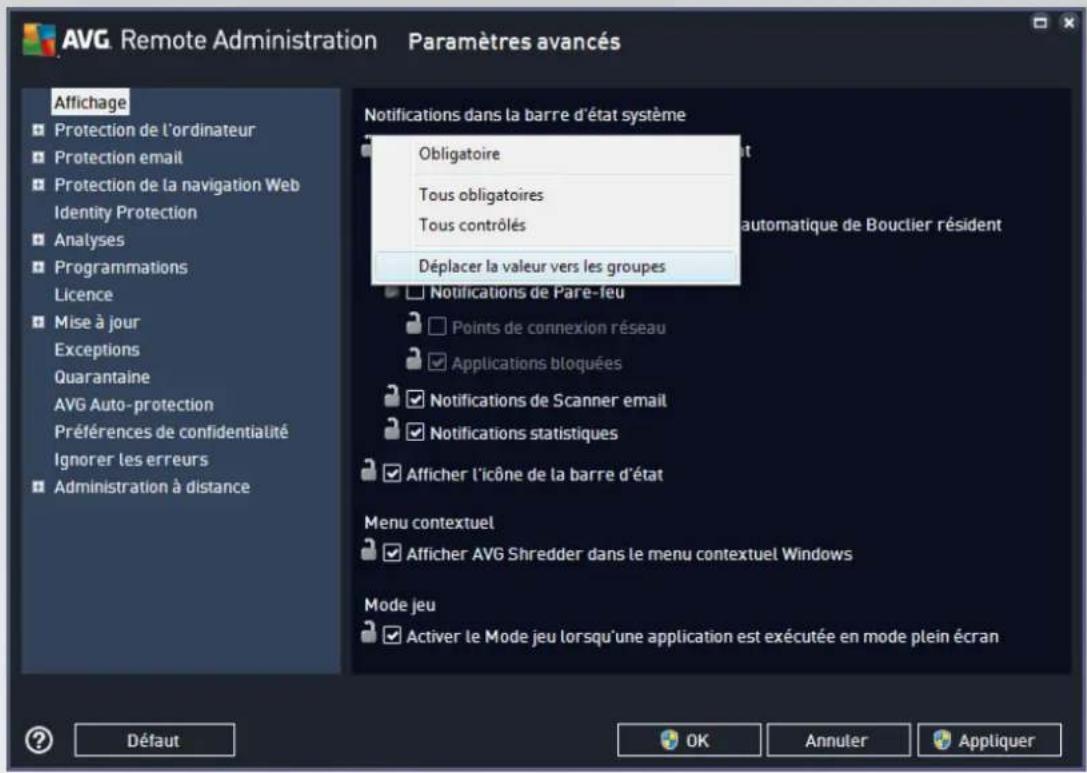 AVG Internet Security Business Edition 2014 - ☑ Afficher les notifications dans la barre d'état - 1