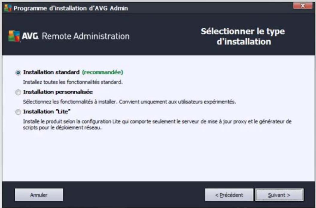 AVG Internet Security Business Edition 2014 - Type d'installation - 1
