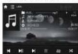 MUSE M728 DR - PLAYING MP3/MP4/JPEG FILES - 1
