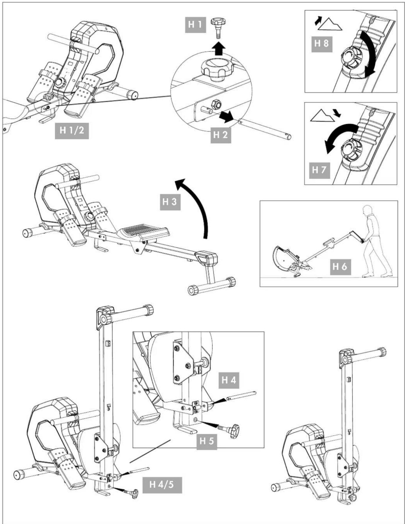 KETTLER Situs Rower 3+ - Handhabungshinweise - 1