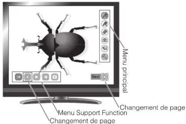 Elmo P10HD - Description du menu - 1