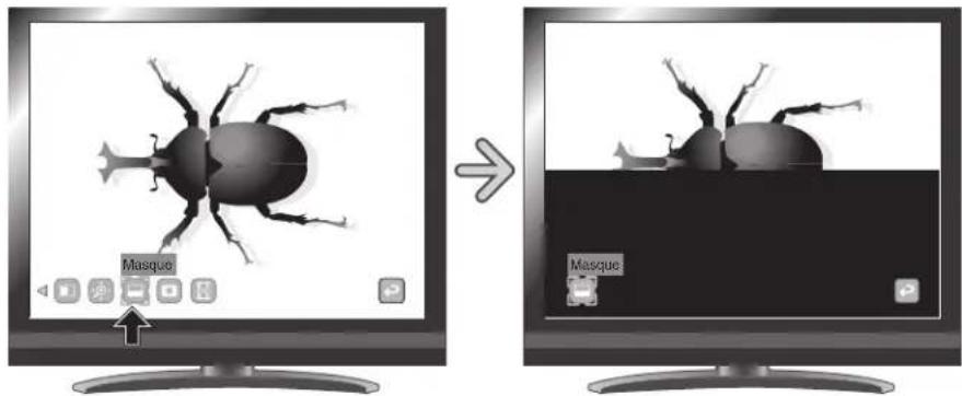 Elmo P10HD - Utilisation de la fonction masque - 2