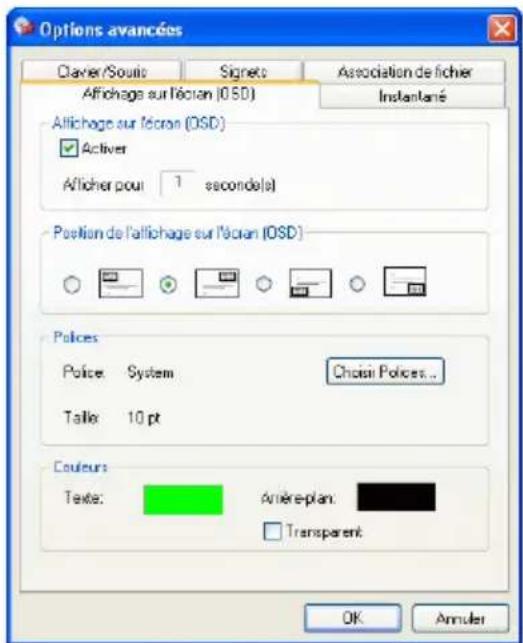 CYBERLINK PowerDVD Ultra - Affichage sur l'écran (OSD) - 1