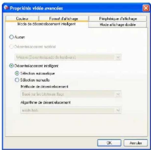CYBERLINK PowerDVD Ultra - Mode de désentrelacement intelligent - 1