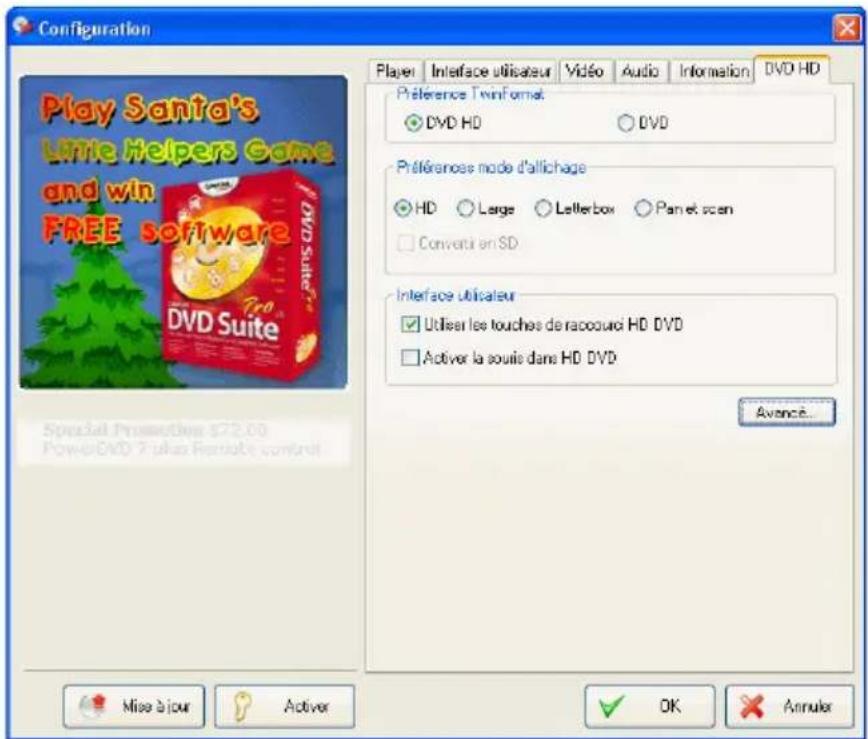 CYBERLINK PowerDVD Ultra - Configuration DVD HD - 1