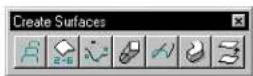 Bentley MicroStation V8 - Create Surfaces tool box - 1