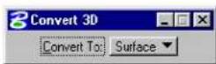 Bentley MicroStation V8 - Convert 3D - 3