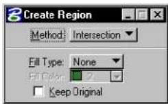 Bentley MicroStation V8 - Create Region - 3