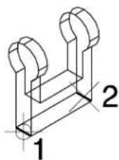 Bentley MicroStation V8 - To fillet one or more edges of a solid or projected surface - 1