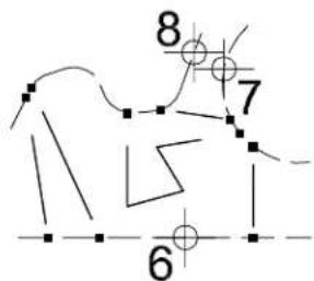 Bentley MicroStation V8 - Alternative method — To trim (or extend) multiple elements - 6