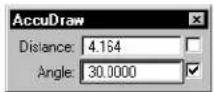 Bentley MicroStation V8 - Angle roundoff - 1