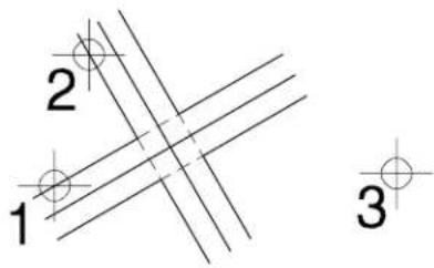 Bentley MicroStation V8 - To construct a merged cross joint - 1