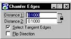 Bentley MicroStation V8 - Chamfer Edges - 3