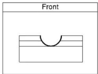 Bentley MicroStation V8 - To create a cut in a solid using an element as the profile - 4