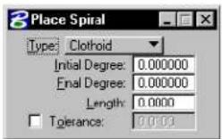Bentley MicroStation V8 - Place Spiral - 3
