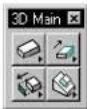 Bentley MicroStation V8 - 3D Main tool frame - 1