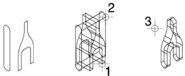 Bentley MicroStation V8 - Alternative method — To construct a solid at the intersection of overlapping solids - 1