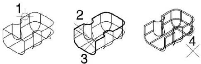 Bentley MicroStation V8 - To construct a shell solid with one or more faces removed - 1