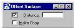 Bentley MicroStation V8 - Offset Surface - 3