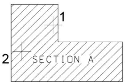 Bentley MicroStation V8 - To hatch an area enclosed by bounding elements - 1