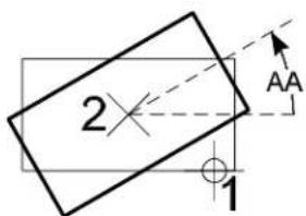 Bentley MicroStation V8 - Alternative method — To rotate an element(s) - 4
