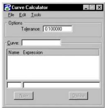 Bentley MicroStation V8 - Curve Calculator - 3
