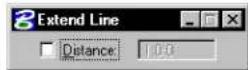 Bentley MicroStation V8 - Extend Line - 3