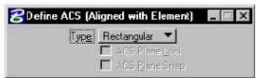 Bentley MicroStation V8 - Define ACS (Aligned with Element) - 3