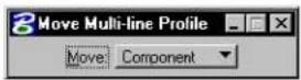 Bentley MicroStation V8 - Move Multi-line Profile - 3