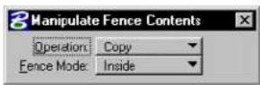 Bentley MicroStation V8 - Specifying which elements are in the fence contents - 2