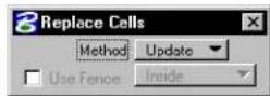 Bentley MicroStation V8 - To update cells from the active cell library - 1