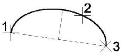 Bentley MicroStation V8 - To place a half ellipse - 1