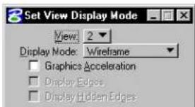 Bentley MicroStation V8 - Set View Display Mode - 3