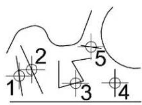 Bentley MicroStation V8 - Alternative method — To trim (or extend) multiple elements - 5